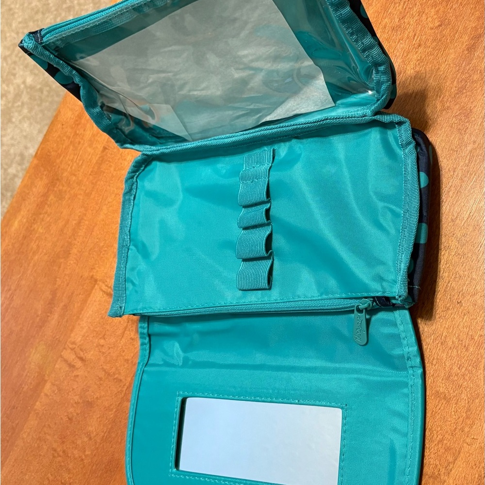 Thirty-One Makeup Travel Bag with Mirror. Never used. - Picture 2 of 5